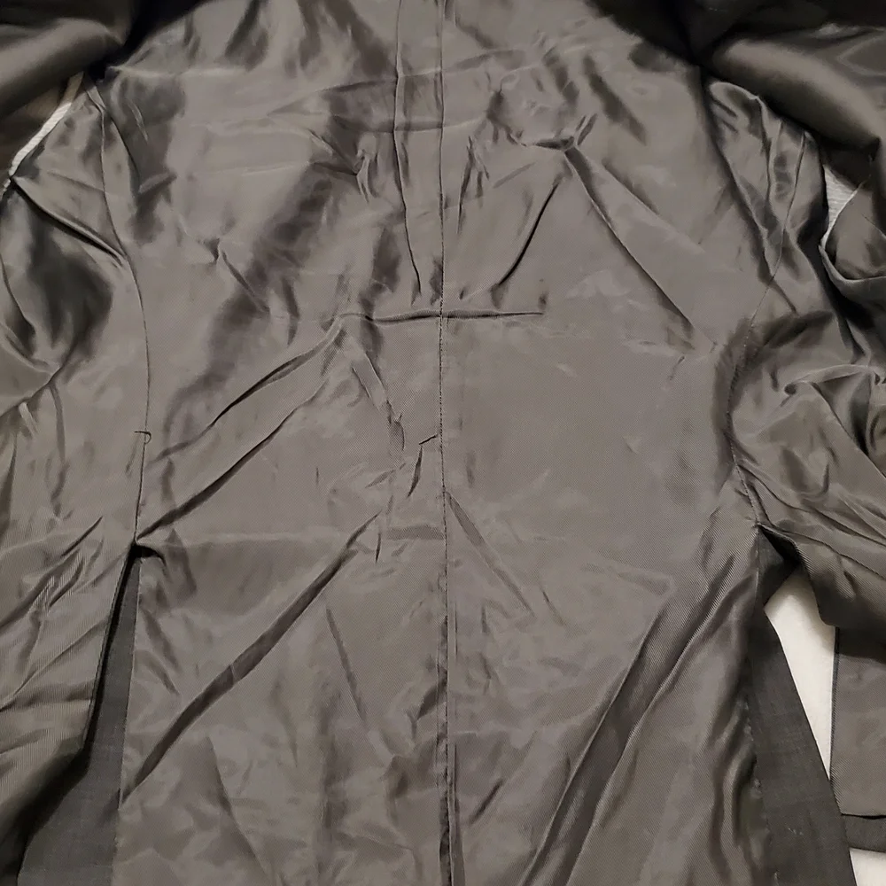 Calvin Klein Charcoal Blazer Suit Coat
